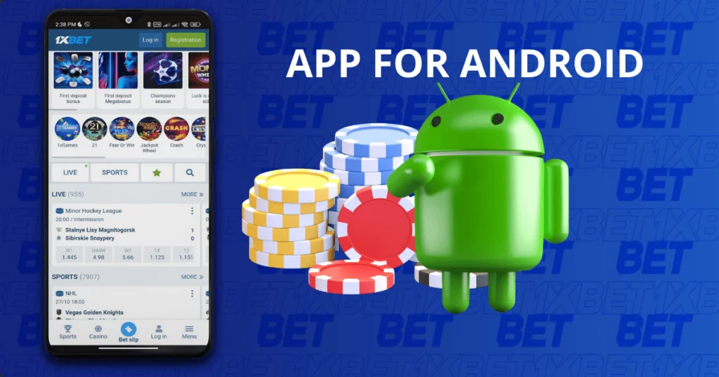 Aplikasi 1xbet di Android