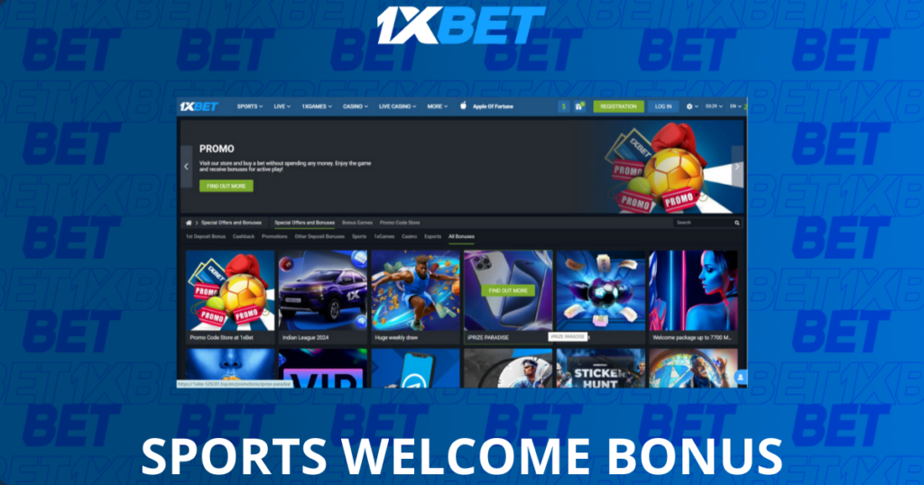 Bonus selamat datang 1xbet sports